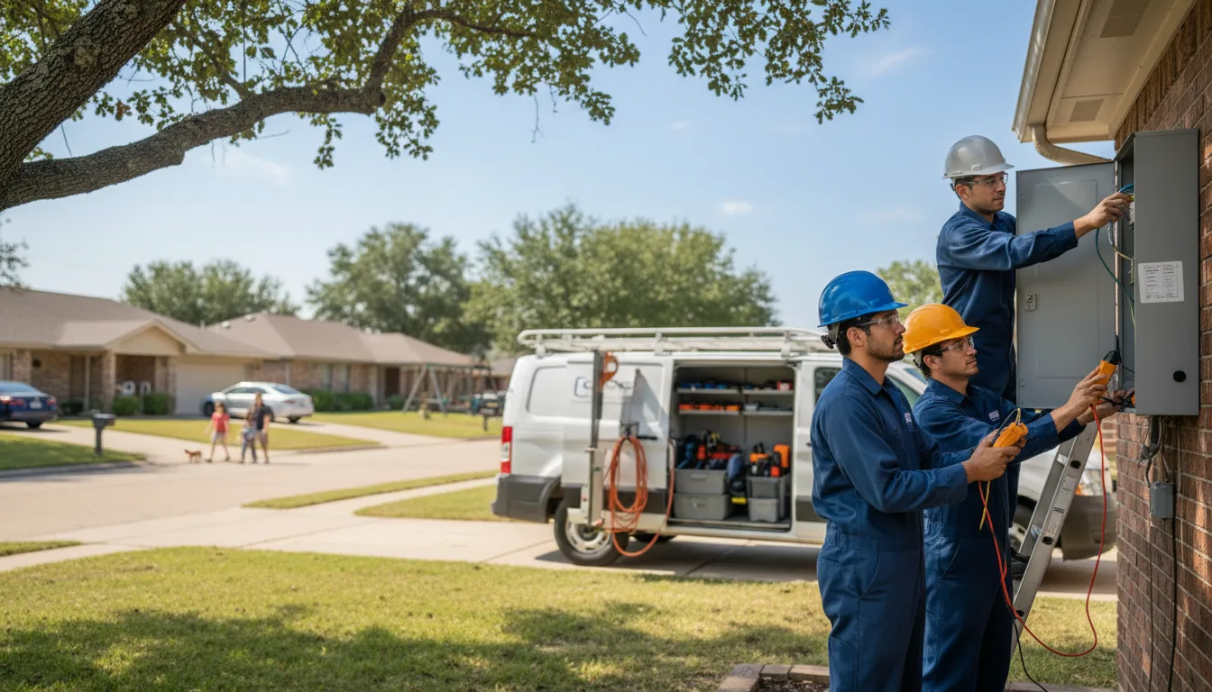 Certified electrician providing emergency electrical services in Crosby, PA